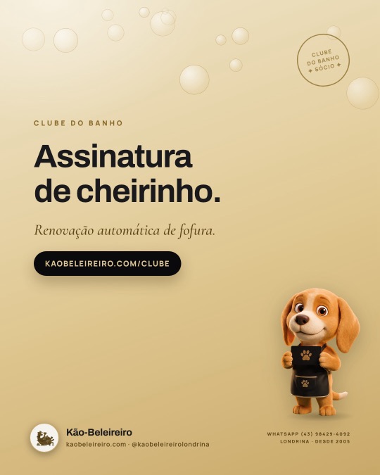 Assinatura de cheirinho.